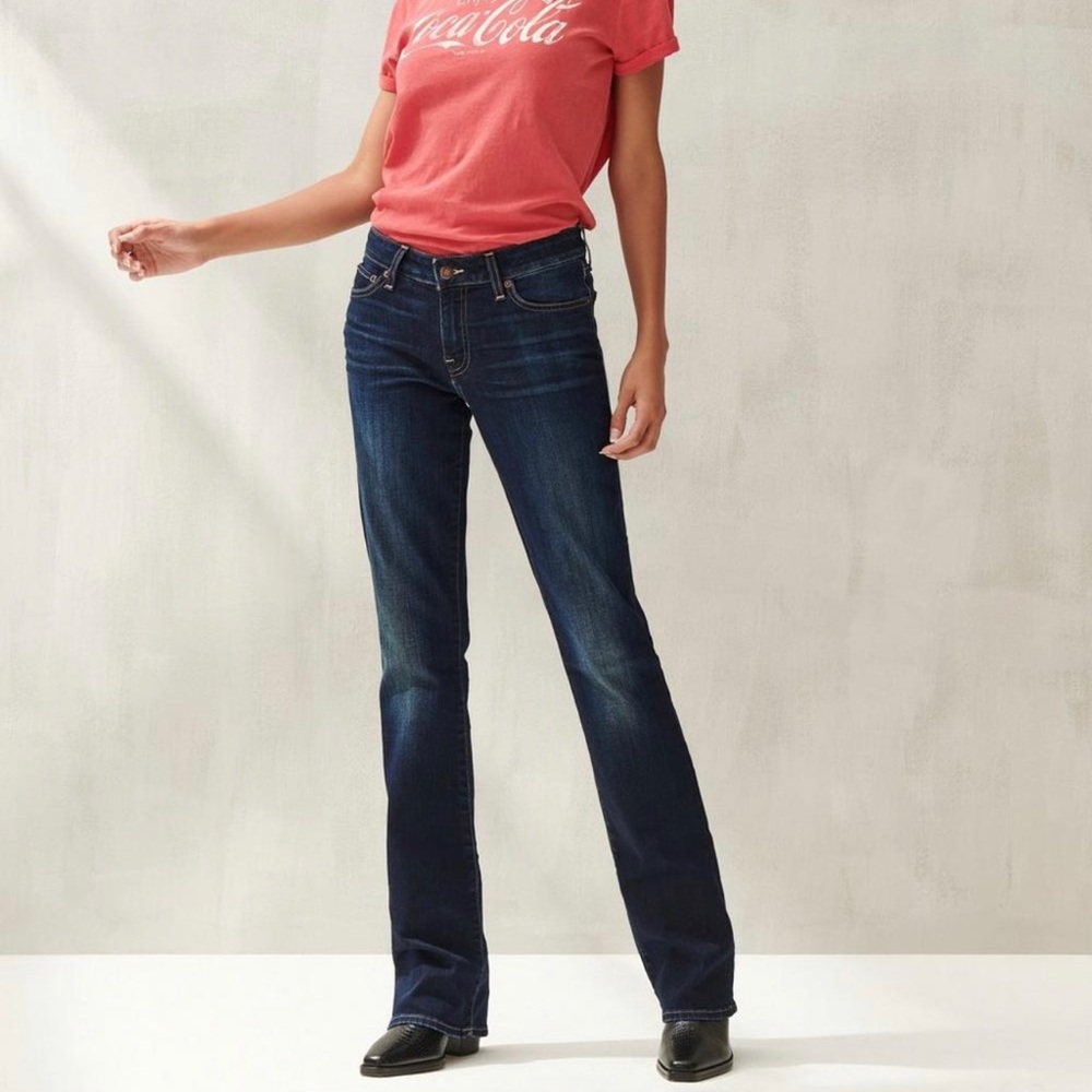 Lucky Brand Lolita Boot Dark Rinse Jeans Size 26